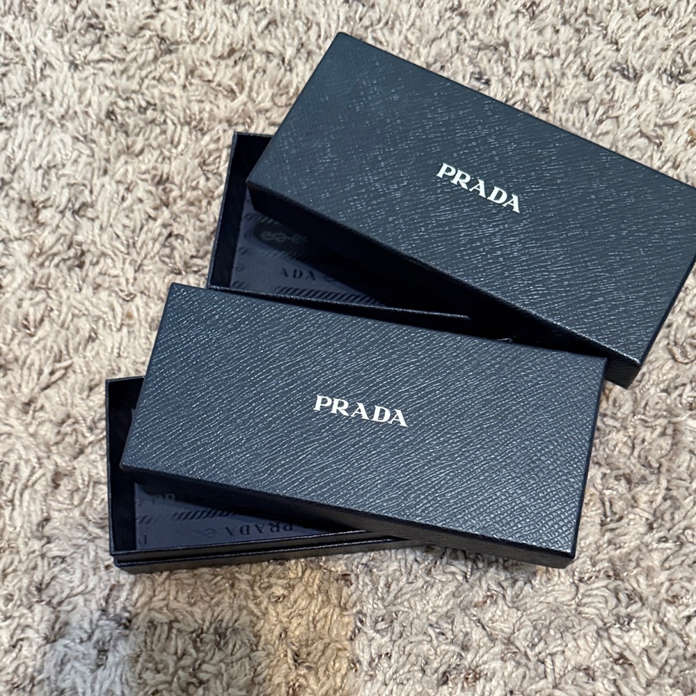Prada Black Eyeglass Boxes (no cases!)